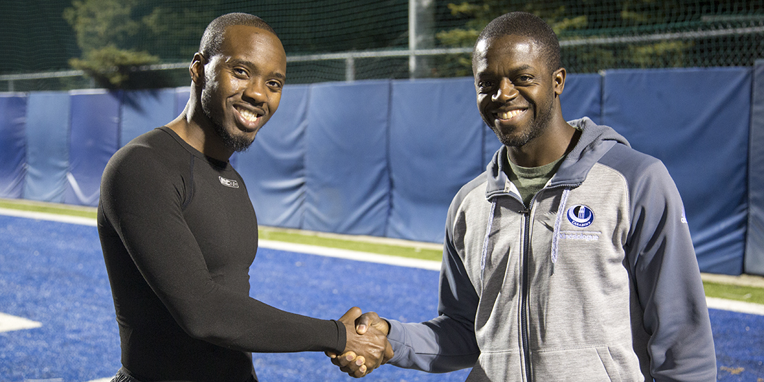 Turnier CrossTraining Exercise Series: Carabins Football workout with Pierre-Mary Toussaint